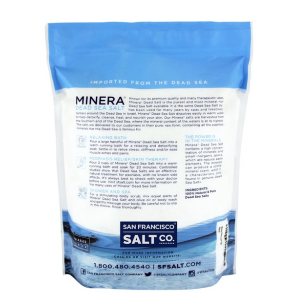 Minera Natural Dead Sea Salt Soak Bath for Eczema